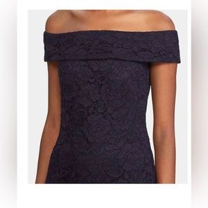 Ralph Lauren Cocktail, Off-the-Shoulder, Sheath Dress. Size 4